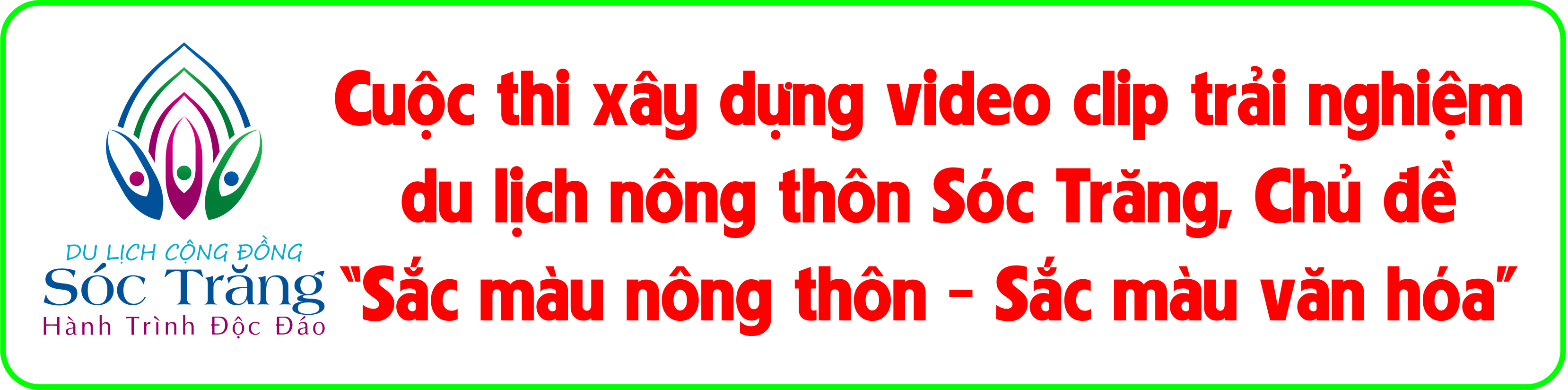 CUỘC THI XÂY DỰNG CLIP TRẢI NGHIỆM DU LỊCH NÔNG THÔN SÓC TRĂNG